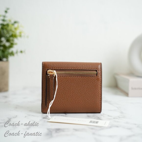 NWT Tory Burch Britten Leather Mini Satchel Crossbody & Wallet in Moose *SET* - Picture 12 of 15